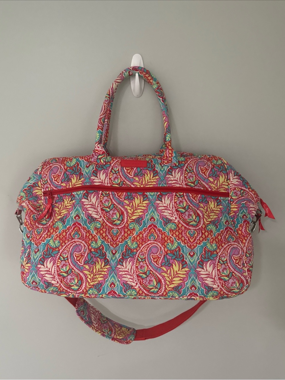 Vera Bradley Quilted Paisley Large Duffel Bag